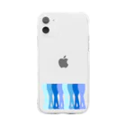 Twinkle-BooのBallet!!blue Soft Clear Smartphone Case