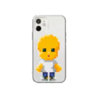 5億年ボタン【公式】SHOPのトニオ（ピクセルアート） Soft Clear Smartphone Case