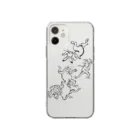 ねこめいんの店の鳥獣戯画!!! Soft Clear Smartphone Case