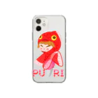 ウサネコのぷり☆キンギョちゃん Soft Clear Smartphone Case