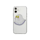 ウサネコのゾワゾワごーすと Soft Clear Smartphone Case