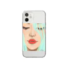 Ｍ✧Ｌｏｖｅｌｏ（エム・ラヴロ）の赤いくちびる💋 Soft Clear Smartphone Case