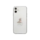 すもも はるかの垂れ耳のわんこ Soft Clear Smartphone Case