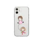 LINEスタンプのChai♡のCHAMA×風船 Soft Clear Smartphone Case