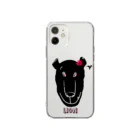 mya-mya=MIYA JUNKO's shop 02のLION GIRL Soft Clear Smartphone Case