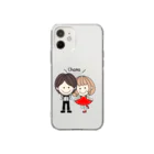 LINEスタンプのChai♡のCHAMA×おめかし Soft Clear Smartphone Case