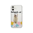 magao-nekoのモフモフキャット Soft Clear Smartphone Case