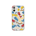 kate illustrationsのおやすみオーリー Soft Clear Smartphone Case