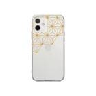 CHOTTOPOINTの組子　麻の葉 Soft Clear Smartphone Case