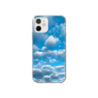 いつかの景色の同じ空を見ている Soft Clear Smartphone Case