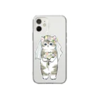 mofusandの花嫁にゃん Soft Clear Smartphone Case