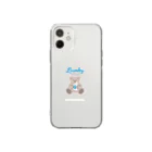 papiko くまさんのlaundry bear  Soft Clear Smartphone Case