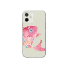 ミウラエツコの花鯛 Soft Clear Smartphone Case