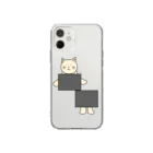 ＋Whimsyのイリュージョンねこ Soft Clear Smartphone Case