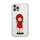【Yuwiiの店】ゆぅぅぃーのいちごの妖精さん　ひとり Soft Clear Smartphone Case