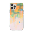 bluebluebeeのcolor formed 2 ☆ 色のしぐさ Soft Clear Smartphone Case