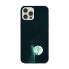 花屋の満月 Soft Clear Smartphone Case