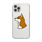 aya1の柴犬 Soft Clear Smartphone Case