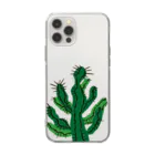 れなしやの渋かっこいい★多肉植物 Soft Clear Smartphone Case