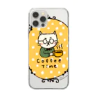 万枚ちゃんのコーヒータイム Soft Clear Smartphone Case