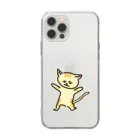 akane_art（茜音工房）の踊るスナネコ Soft Clear Smartphone Case