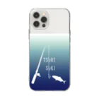CHOTTOPOINTの海釣り好き Soft Clear Smartphone Case