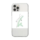 Fumitsuki's ShopsのGIRL Soft Clear Smartphone Case