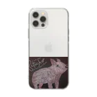 G-shyの210720 架空のぶたこ Soft Clear Smartphone Case