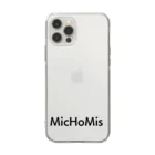 MicHoMisのmichomis スマホケース ソフトクリアスマホケース