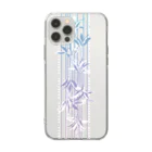 dizzyのドラセナの葉っぱ２🌿（透明） Soft Clear Smartphone Case