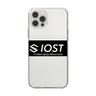 IOST_Supporter_CharityのIOST ロゴ+  ソフトクリアスマホケース