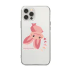 雁花工房（寄付アイテム販売中です）のウサギコウモリ Soft Clear Smartphone Case