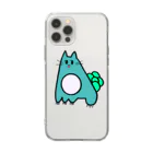 物欲センターのパチモンねこねこ Soft Clear Smartphone Case