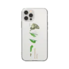 kitaooji shop SUZURI店のAsian Swallowtail Soft Clear Smartphone Case