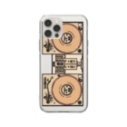United Sweet Soul MerchのDJ Booth -Brown- Soft Clear Smartphone Case