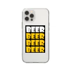 tamaccoのＢＥＥＲ Soft Clear Smartphone Case