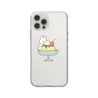 dashimakiのプリンうさちゃん Soft Clear Smartphone Case