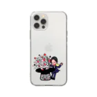 佐々木のグッズのiphone12用kottyさんコラボスマホケース Soft Clear Smartphone Case