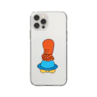 makomoのおもしろショップの宇宙人2 Soft Clear Smartphone Case