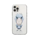 すとろべりーガムFactoryのハシビロコウ 2  Soft Clear Smartphone Case