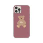 papiko くまさんのme クマさん Soft Clear Smartphone Case