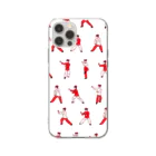 中華呪術堂（チャイナマジックホール）の【白】ランダム太極拳 Soft Clear Smartphone Case