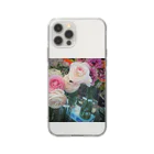 ねこねこ の おみせのRanunculus Soft Clear Smartphone Case