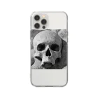 youhei-houjouのthe  skull Soft Clear Smartphone Case