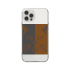 CHOTTOPOINTのヤマネコ系ハーフねこ Soft Clear Smartphone Case