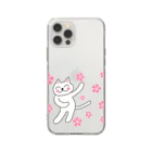 ウチのMEIGENやさんの春うらら。浮かれニャンコ♫ Soft Clear Smartphone Case