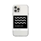 アイランドライフのISLANDLIFE　blackbox Soft Clear Smartphone Case