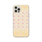 イラスト MONYAAT のDZ102 編み物風ドットイラスト*おはなばたけ Soft Clear Smartphone Case