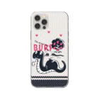 イラスト MONYAAT の ヘビのげっぷ　BURP  Soft Clear Smartphone Case