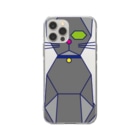 CHOTTOPOINTの猫ロボ Soft Clear Smartphone Case
